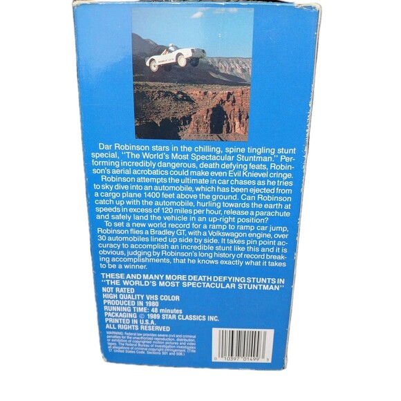 The World's Most Spectacular Stuntman Cathy Lee Crosby VHS 1989 - Picture 4 of 6